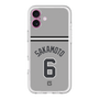 スリムプロテクションプレミアムケース［ 読売ジャイアンツ - #6 SAKAMOTO - ビジター ］