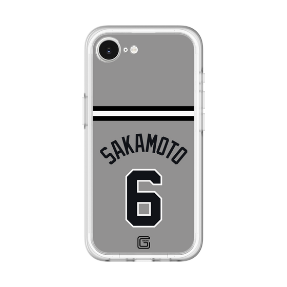 スリムプロテクションプレミアムケース［ 読売ジャイアンツ - #6 SAKAMOTO - ビジター ］