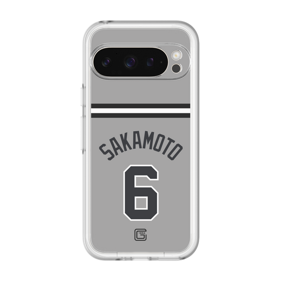 スリムプロテクションプレミアムケース［ 読売ジャイアンツ - #6 SAKAMOTO - ビジター ］