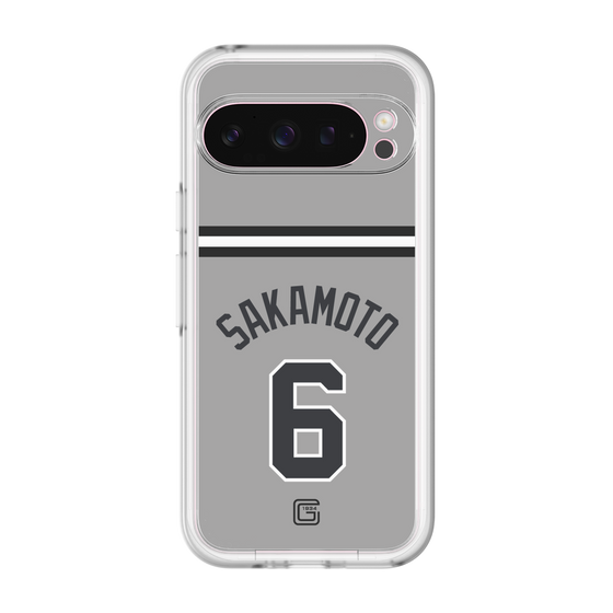 スリムプロテクションプレミアムケース［ 読売ジャイアンツ - #6 SAKAMOTO - ビジター ］