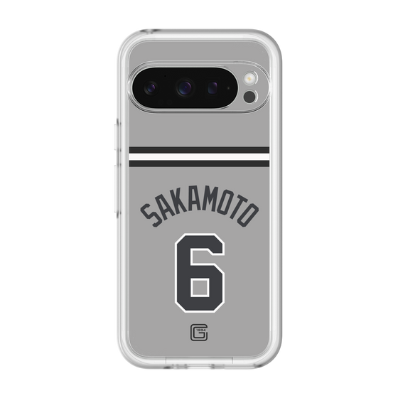 スリムプロテクションプレミアムケース［ 読売ジャイアンツ - #6 SAKAMOTO - ビジター ］