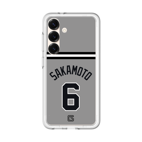 スリムプロテクションプレミアムケース［ 読売ジャイアンツ - #6 SAKAMOTO - ビジター ］