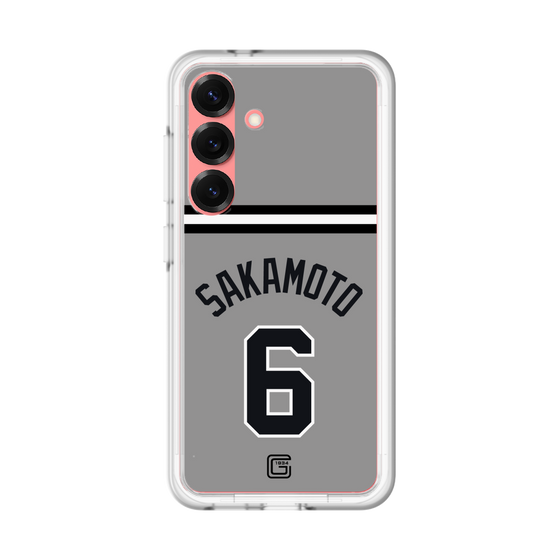 スリムプロテクションプレミアムケース［ 読売ジャイアンツ - #6 SAKAMOTO - ビジター ］