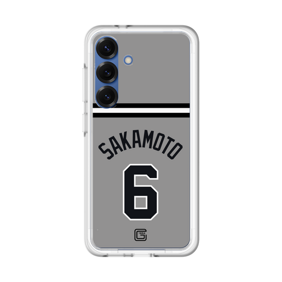 スリムプロテクションプレミアムケース［ 読売ジャイアンツ - #6 SAKAMOTO - ビジター ］