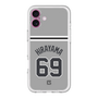 スリムプロテクションプレミアムケース［ 読売ジャイアンツ - #69 HIRAYAMA - ビジター ］