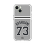 スリムプロテクションプレミアムケース［ 読売ジャイアンツ - #73 HASHIGAMI - ビジター ］