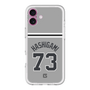 スリムプロテクションプレミアムケース［ 読売ジャイアンツ - #73 HASHIGAMI - ビジター ］