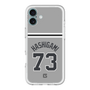 スリムプロテクションプレミアムケース［ 読売ジャイアンツ - #73 HASHIGAMI - ビジター ］