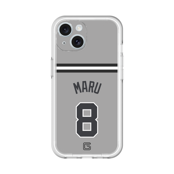 スリムプロテクションプレミアムケース［ 読売ジャイアンツ - #8 MARU - ビジター ］