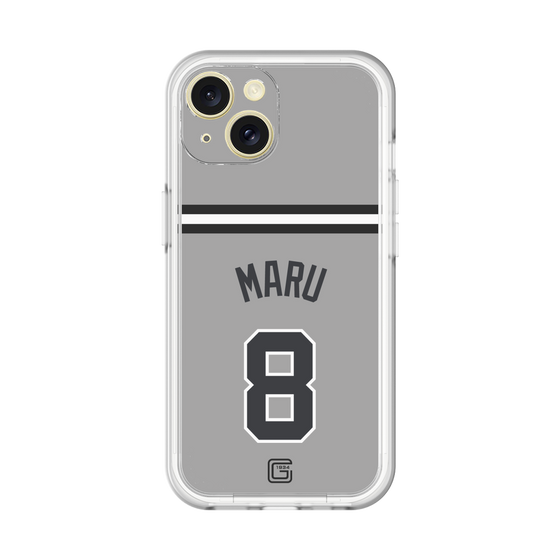 スリムプロテクションプレミアムケース［ 読売ジャイアンツ - #8 MARU - ビジター ］