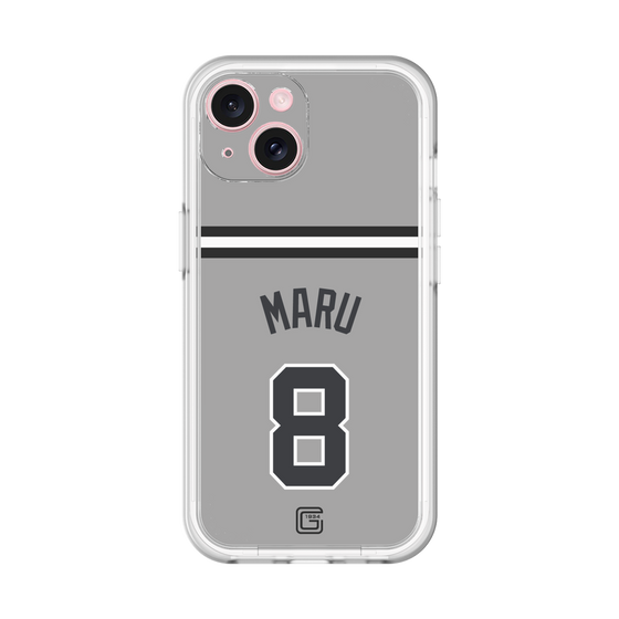 スリムプロテクションプレミアムケース［ 読売ジャイアンツ - #8 MARU - ビジター ］