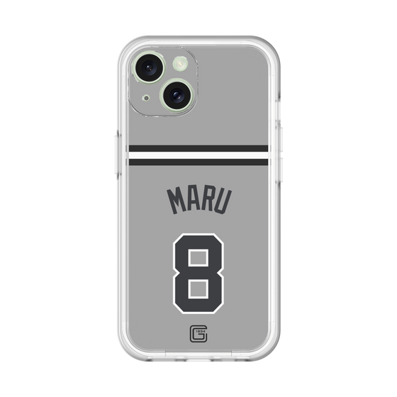 スリムプロテクションプレミアムケース［ 読売ジャイアンツ - #8 MARU - ビジター ］