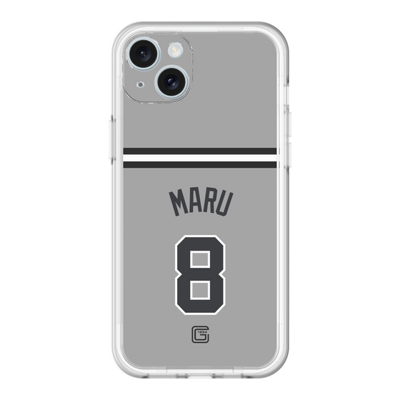 スリムプロテクションプレミアムケース［ 読売ジャイアンツ - #8 MARU - ビジター ］