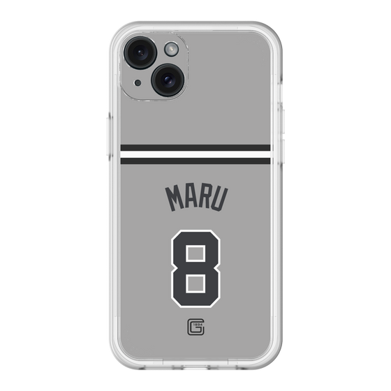 スリムプロテクションプレミアムケース［ 読売ジャイアンツ - #8 MARU - ビジター ］