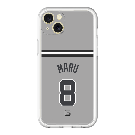 スリムプロテクションプレミアムケース［ 読売ジャイアンツ - #8 MARU - ビジター ］