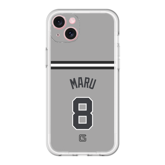 スリムプロテクションプレミアムケース［ 読売ジャイアンツ - #8 MARU - ビジター ］