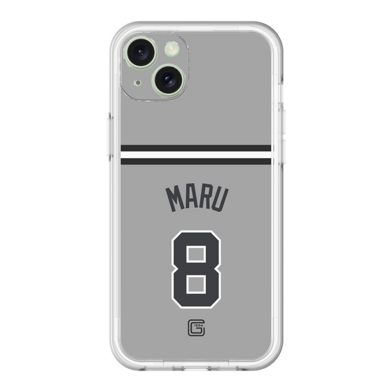 スリムプロテクションプレミアムケース［ 読売ジャイアンツ - #8 MARU - ビジター ］