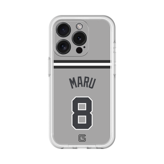 スリムプロテクションプレミアムケース［ 読売ジャイアンツ - #8 MARU - ビジター ］