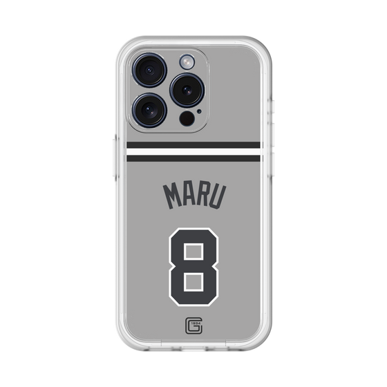 スリムプロテクションプレミアムケース［ 読売ジャイアンツ - #8 MARU - ビジター ］