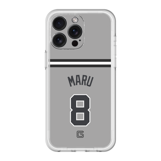 スリムプロテクションプレミアムケース［ 読売ジャイアンツ - #8 MARU - ビジター ］
