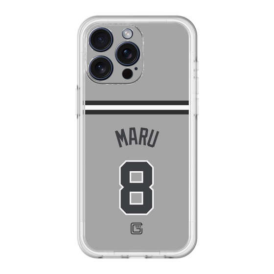 スリムプロテクションプレミアムケース［ 読売ジャイアンツ - #8 MARU - ビジター ］