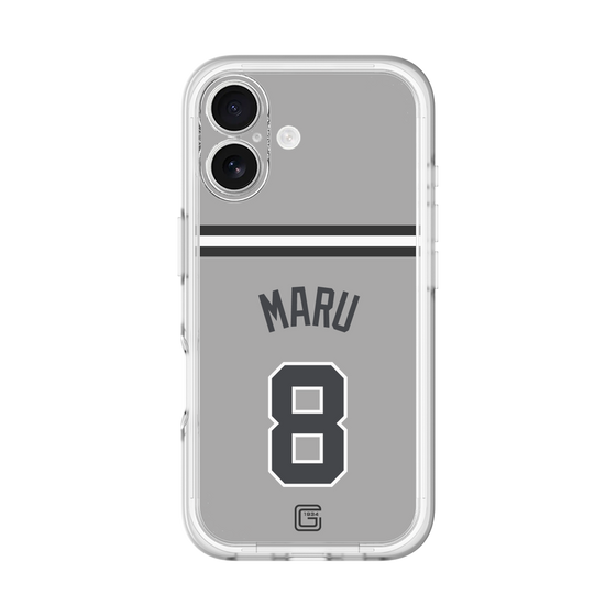 スリムプロテクションプレミアムケース［ 読売ジャイアンツ - #8 MARU - ビジター ］