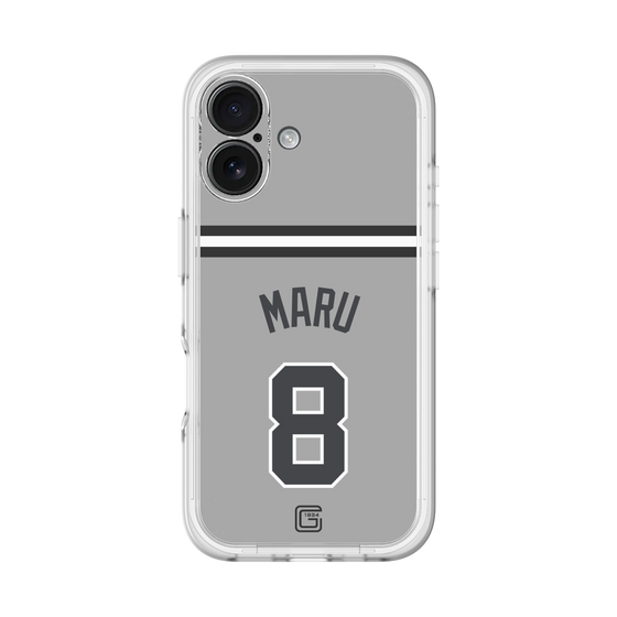 スリムプロテクションプレミアムケース［ 読売ジャイアンツ - #8 MARU - ビジター ］