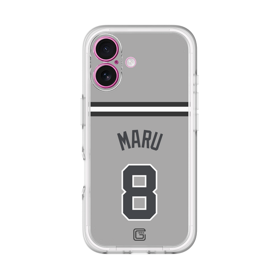 スリムプロテクションプレミアムケース［ 読売ジャイアンツ - #8 MARU - ビジター ］