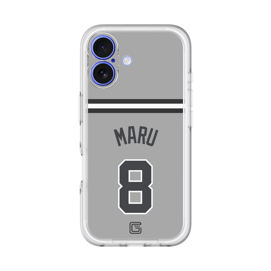 スリムプロテクションプレミアムケース［ 読売ジャイアンツ - #8 MARU - ビジター ］