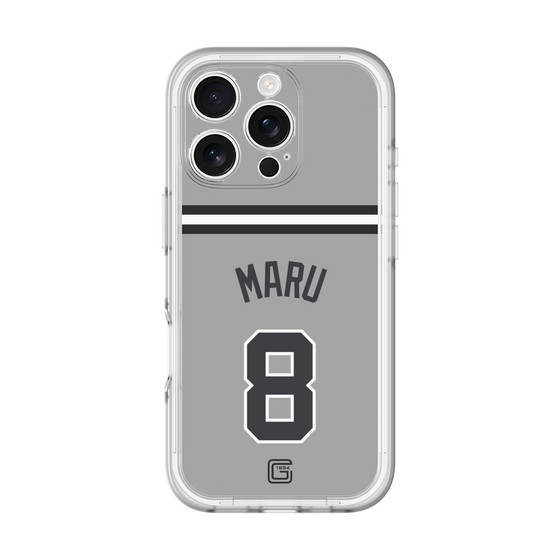 スリムプロテクションプレミアムケース［ 読売ジャイアンツ - #8 MARU - ビジター ］