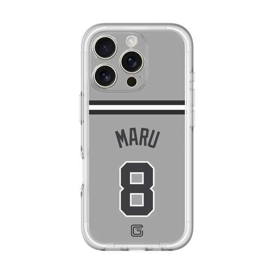 スリムプロテクションプレミアムケース［ 読売ジャイアンツ - #8 MARU - ビジター ］