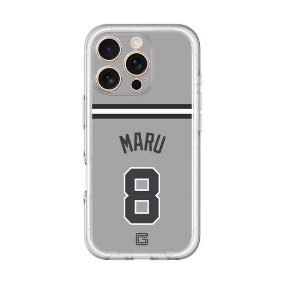 スリムプロテクションプレミアムケース［ 読売ジャイアンツ - #8 MARU - ビジター ］