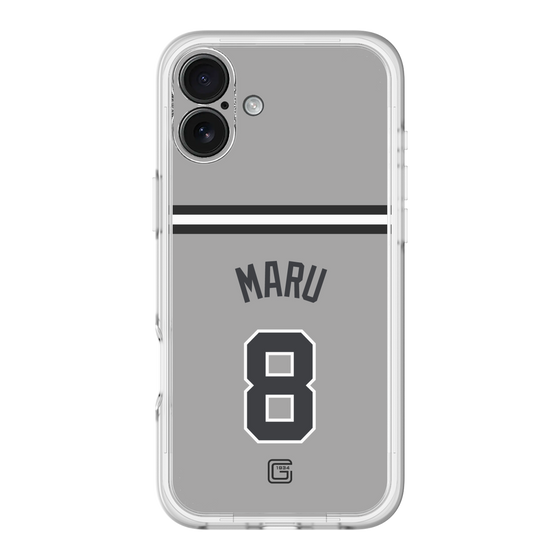 スリムプロテクションプレミアムケース［ 読売ジャイアンツ - #8 MARU - ビジター ］