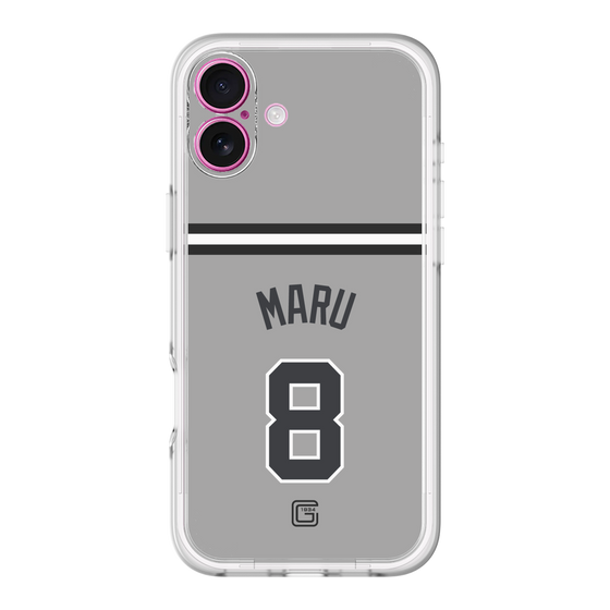 スリムプロテクションプレミアムケース［ 読売ジャイアンツ - #8 MARU - ビジター ］