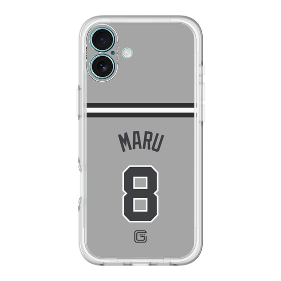 スリムプロテクションプレミアムケース［ 読売ジャイアンツ - #8 MARU - ビジター ］