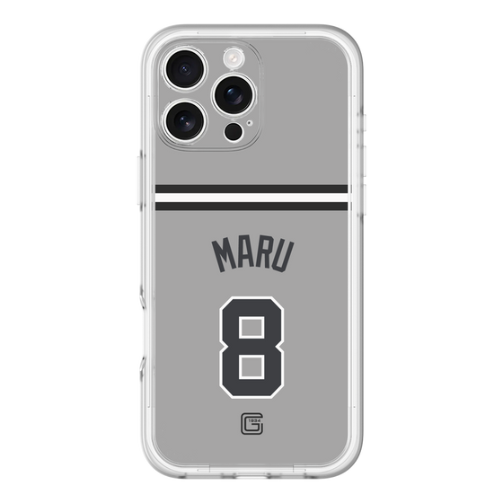 スリムプロテクションプレミアムケース［ 読売ジャイアンツ - #8 MARU - ビジター ］