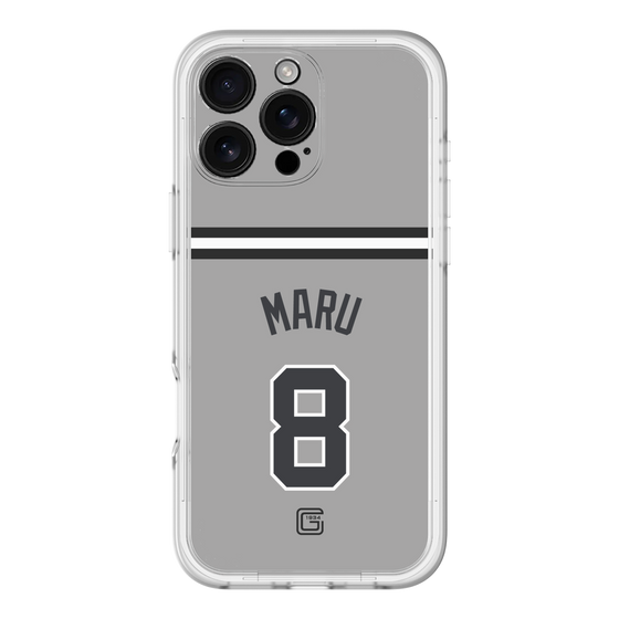スリムプロテクションプレミアムケース［ 読売ジャイアンツ - #8 MARU - ビジター ］