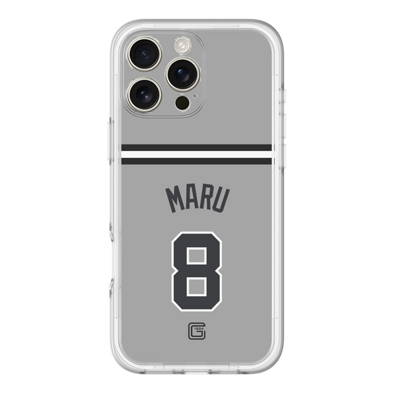 スリムプロテクションプレミアムケース［ 読売ジャイアンツ - #8 MARU - ビジター ］