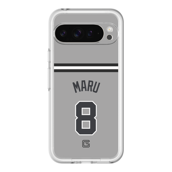 スリムプロテクションプレミアムケース［ 読売ジャイアンツ - #8 MARU - ビジター ］