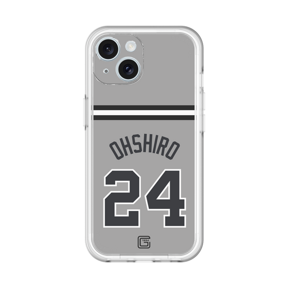 スリムプロテクションプレミアムケース［ 読売ジャイアンツ - #24 OHSHIRO - ビジター ］