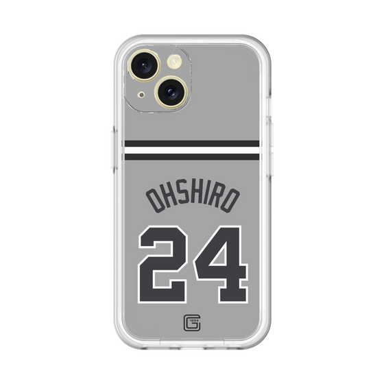 スリムプロテクションプレミアムケース［ 読売ジャイアンツ - #24 OHSHIRO - ビジター ］