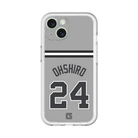 スリムプロテクションプレミアムケース［ 読売ジャイアンツ - #24 OHSHIRO - ビジター ］
