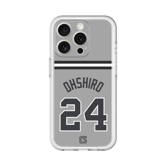 スリムプロテクションプレミアムケース［ 読売ジャイアンツ - #24 OHSHIRO - ビジター ］