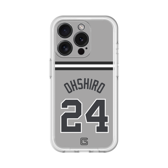 スリムプロテクションプレミアムケース［ 読売ジャイアンツ - #24 OHSHIRO - ビジター ］