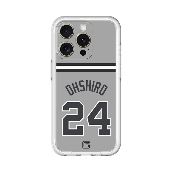 スリムプロテクションプレミアムケース［ 読売ジャイアンツ - #24 OHSHIRO - ビジター ］