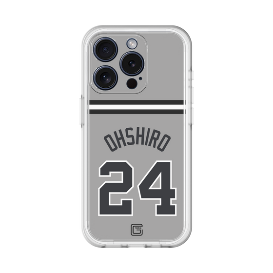 スリムプロテクションプレミアムケース［ 読売ジャイアンツ - #24 OHSHIRO - ビジター ］