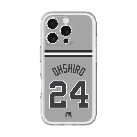 スリムプロテクションプレミアムケース［ 読売ジャイアンツ - #24 OHSHIRO - ビジター ］