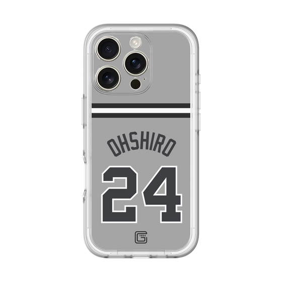 スリムプロテクションプレミアムケース［ 読売ジャイアンツ - #24 OHSHIRO - ビジター ］