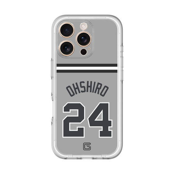 スリムプロテクションプレミアムケース［ 読売ジャイアンツ - #24 OHSHIRO - ビジター ］