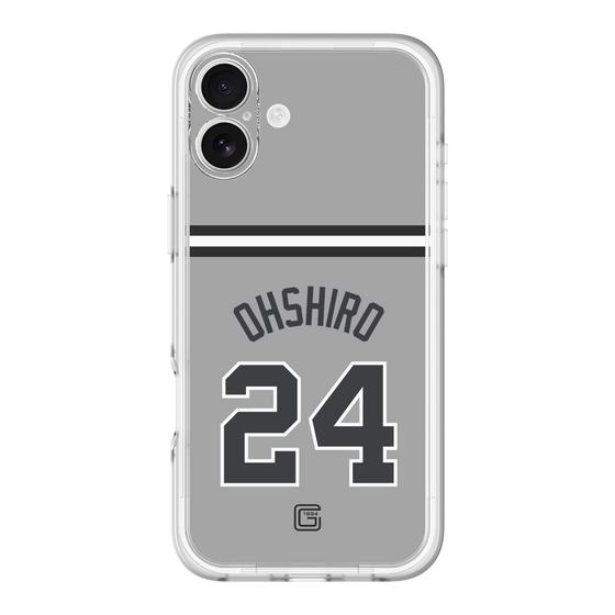 スリムプロテクションプレミアムケース［ 読売ジャイアンツ - #24 OHSHIRO - ビジター ］